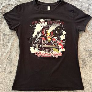 Brian Setzer Christmas Concert Tee